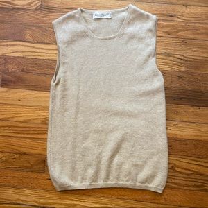 100% CASHMERE - Calvin Klein Collection tank